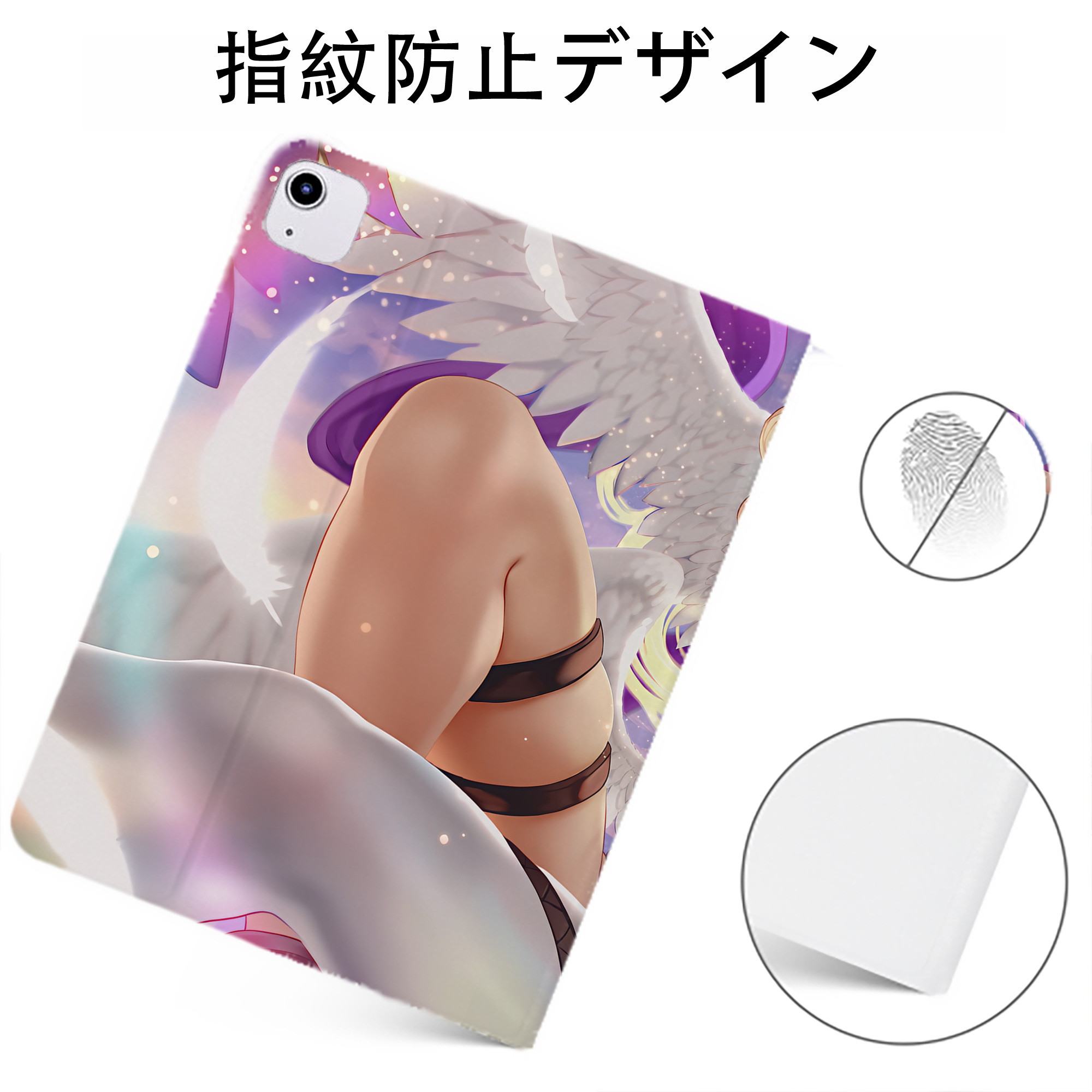 （画像用） Digimon デジタルモンスター/デジモン IPadケース ペンホルダー付き ブックスタイルデザイン